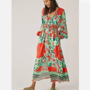 FARM RIO Poppy Maxi Dress - Anthropologie collaboration